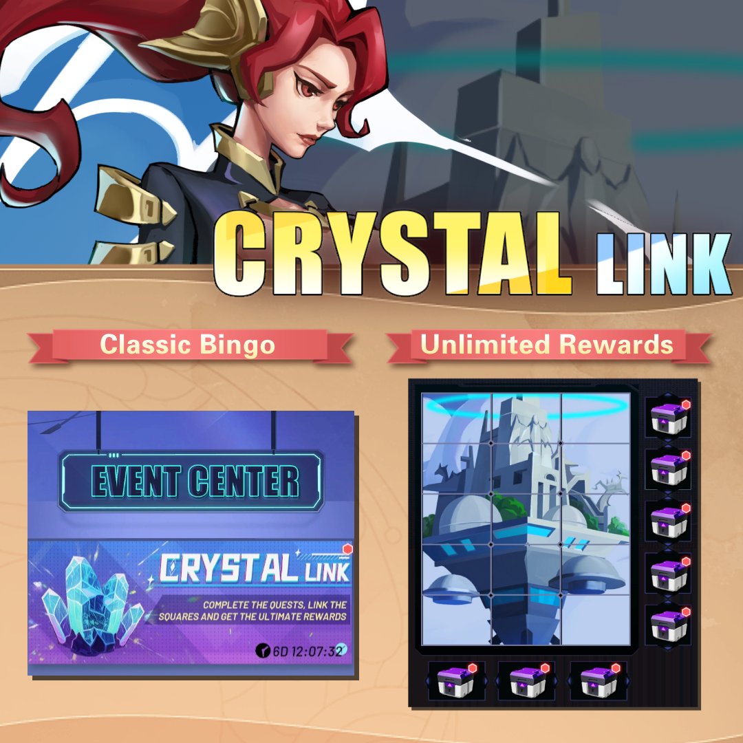 GameAkadi's tweet photo. We're excited to announce our upcoming Crystal Link event!
#RPG #Akadi https://t.co/8geiSoa2J6