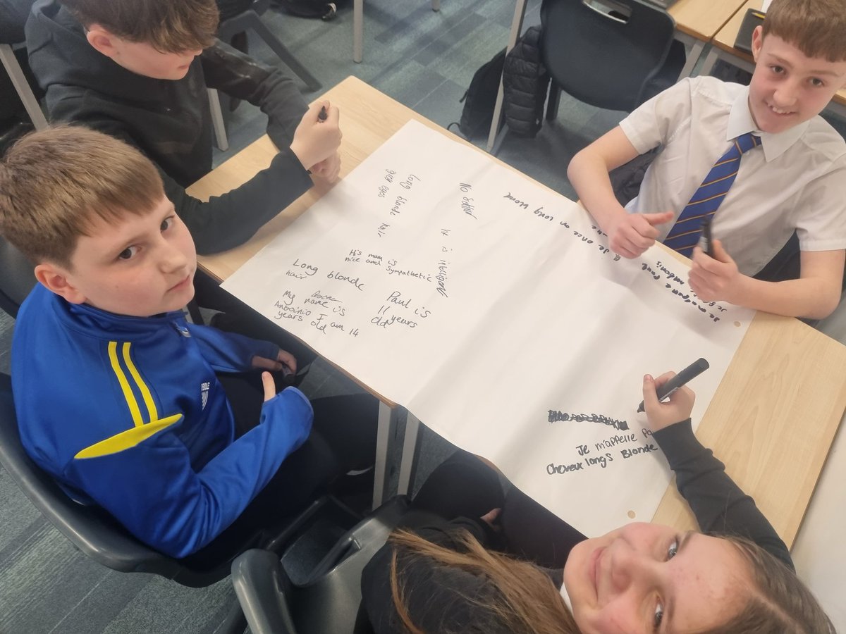 BrechinLanguage's tweet photo. S1 Playing Mad Dictation and Bad Translation to increase their working memory, comprehension, and fluency through Aural Input Flooding. 
@BrechinHigh1 @BrechinEnglish @BrechinLanguage 
#EPI
#ThisIsBrechin 
#BrechinValues
#Friendliness 
#Inclusion
#BrechinLearning https://t.co/KkUm6jAwCI