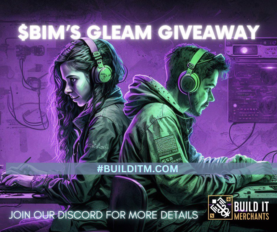 🔥Ready to win? 🎮 Level up your #gaming experience with <a href="/Builditm/">Build it Merchants</a> and stand to win $BiM tokens to kickstart your gaming journey with us!
Our Gleam #giveaway is here. Visit Discord for details 
👉🏻 discord.gg/dkyqRp6Gzp

#P2Egaming #GleamGiveaway #discord #NFTCommunity #NFTs