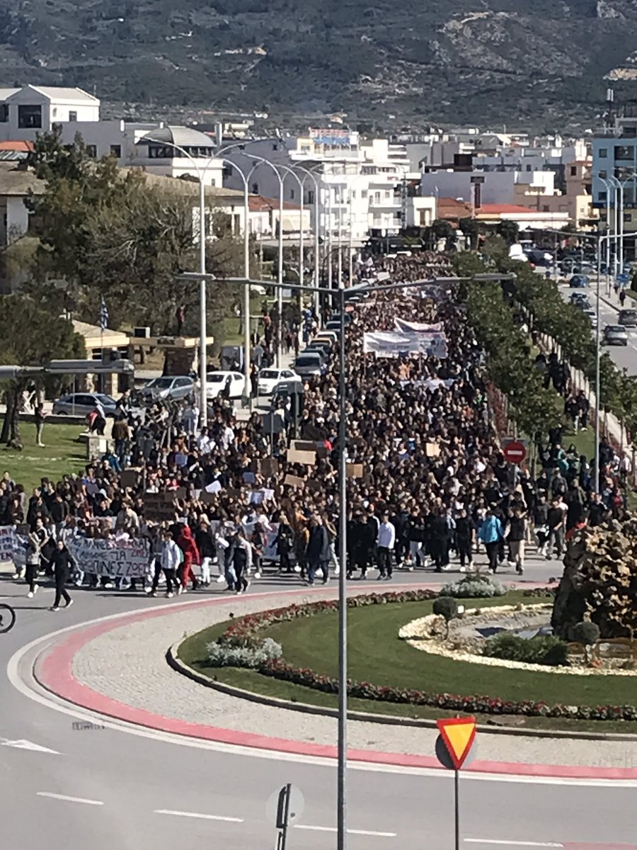 Βόλος πορεία #Τεμπη_αγνοουμενοι #τραγωδια_τεμπη