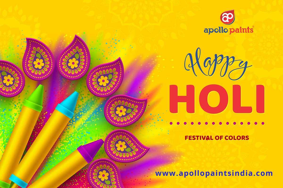 ApolloPaints_IN's tweet photo. Happy Holi!
From Apollo Paints
https://t.co/N1NjZxlG3p
.
.
#india #apollopaints #apollopaintsindia #business #paintingcontractor #exteriorpainting #interior #exterior #interior_design #paint #vinayagarchathurthi https://t.co/SQxy4UVsUo