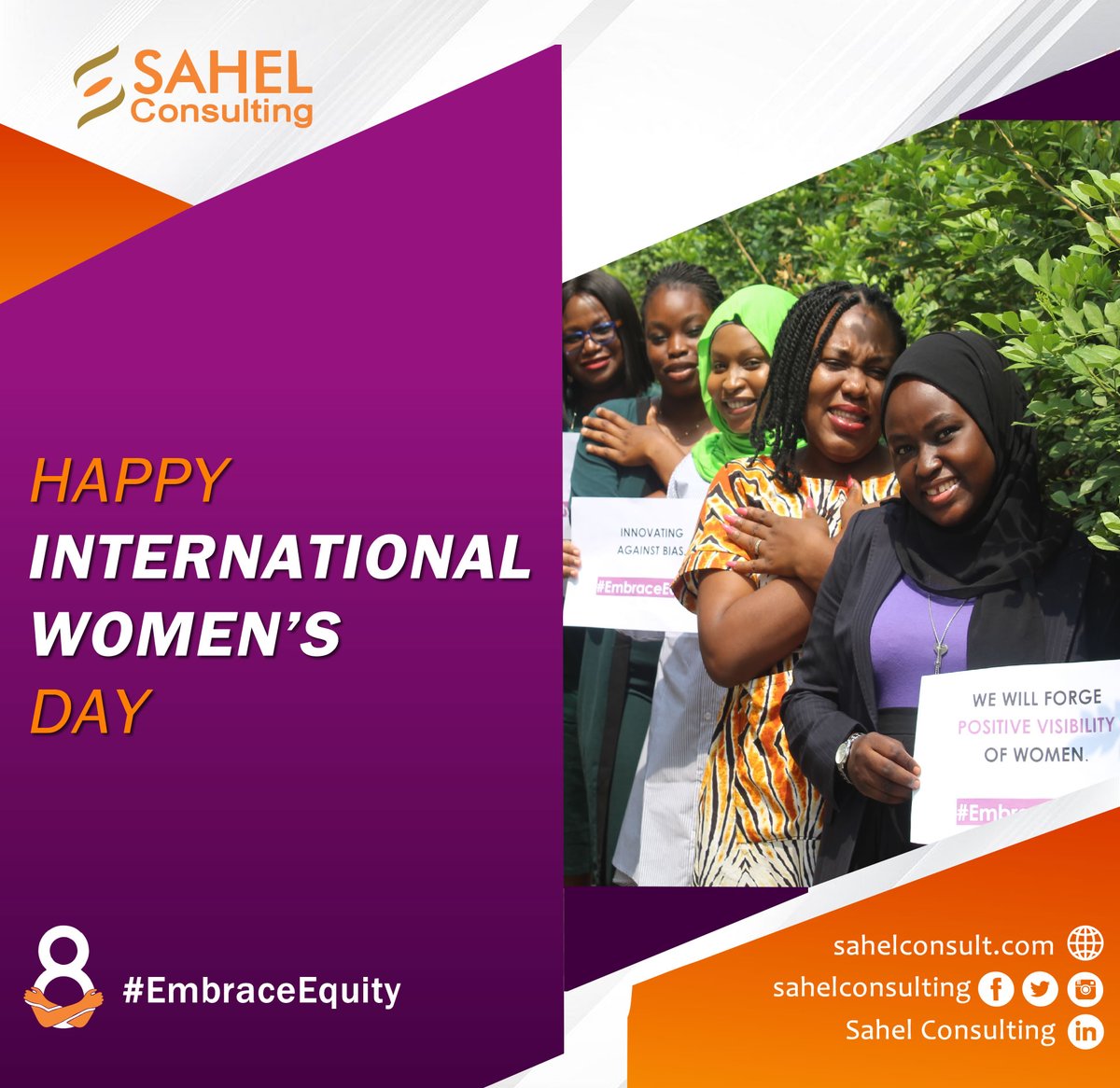sahelconsulting's tweet photo. To all the #women contributing to building resilient food systems and structures across #Africa, we wish you a happy international women's day.
#EmbraceEquity #iwd2023💜 https://t.co/snGCcXy54V