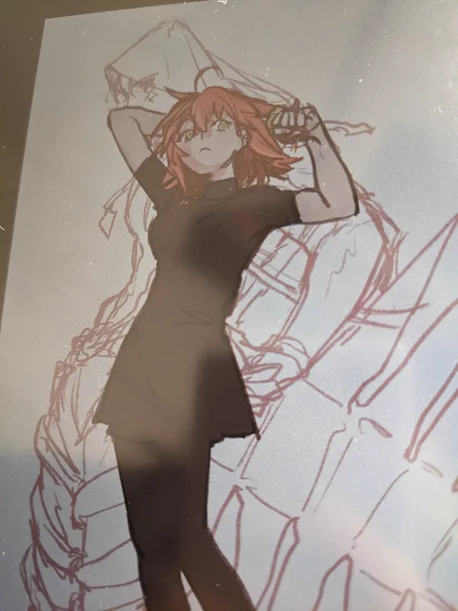 続きがめんどくて描けない… 