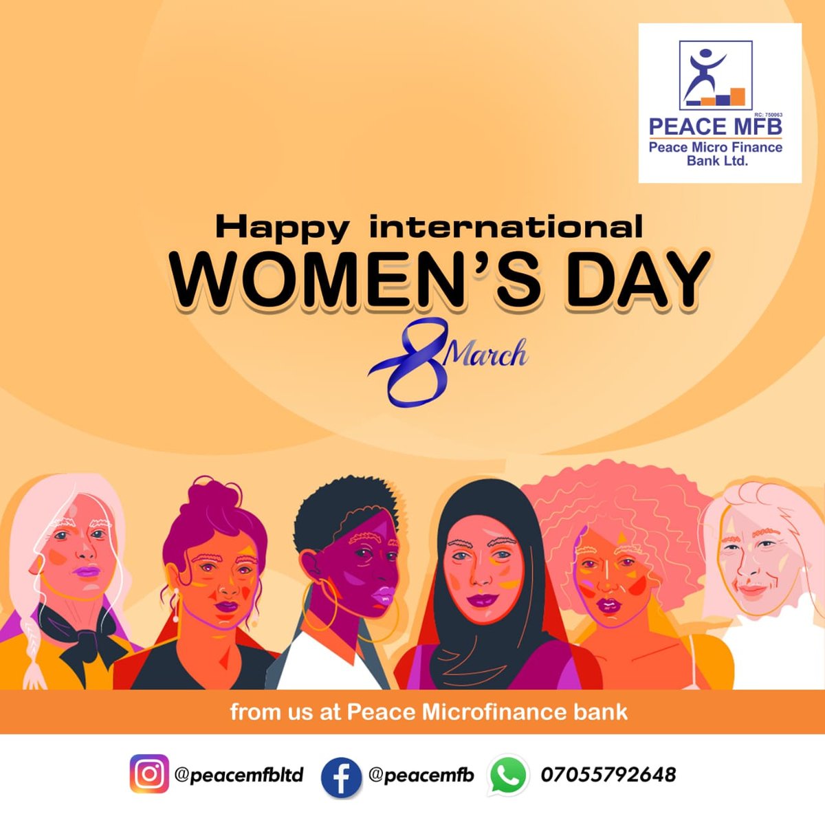 PeaceMFB's tweet photo. Because we understand the very vital role women play in every aspect of our lives, we celebrate them on this special occasion of the #InternationalWomensDay 2023.
#iwd2023 #PeaceMFB #PhenomenalWoman #PeaceMicrofinanceBank https://t.co/nU4jrxs7Cu
