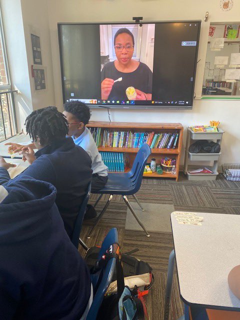 AtlantaLinksInc's tweet photo. The Atlanta (GA) Chapter shared the experience and economic empowerment of women shea butter makers in Ghana with students at Imhotep Academy. Happy International Women’s Day!

#WomensHistoryMonth #IWD2023 #EmbraceEquity #AtlantaLinksInc #SALinksInc #LinksInc https://t.co/ohB2WQ4GFP