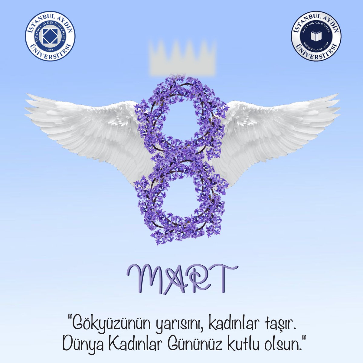 8 Mart Dünya kadınlar günü kutlu olsun.