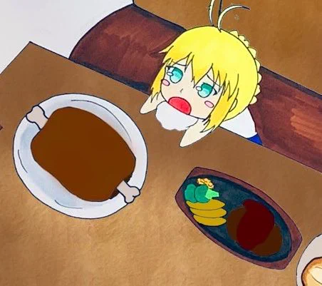 ベタ塗りw #作画カロリーの低い作品を上げようぜ 