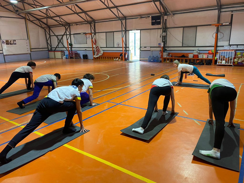 A new additions to enrichment activities today with an opportunity for students to take part in a professional yoga session. <a href="/The_IMYC/">IMYC</a>