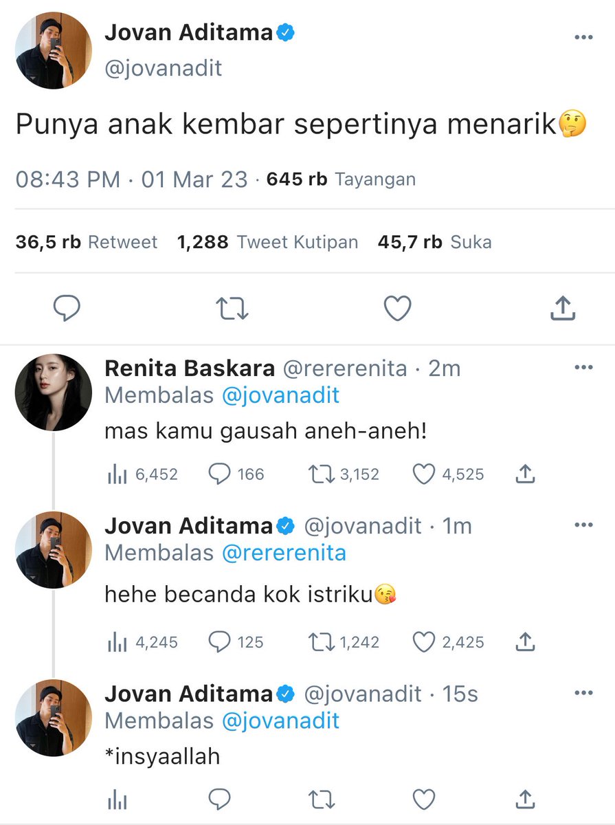 cybelleee_'s tweet photo. Calon adek untuk anak
——
Jaehyun ft Jeno Jaemin few tweets https://t.co/absp5Qyitl