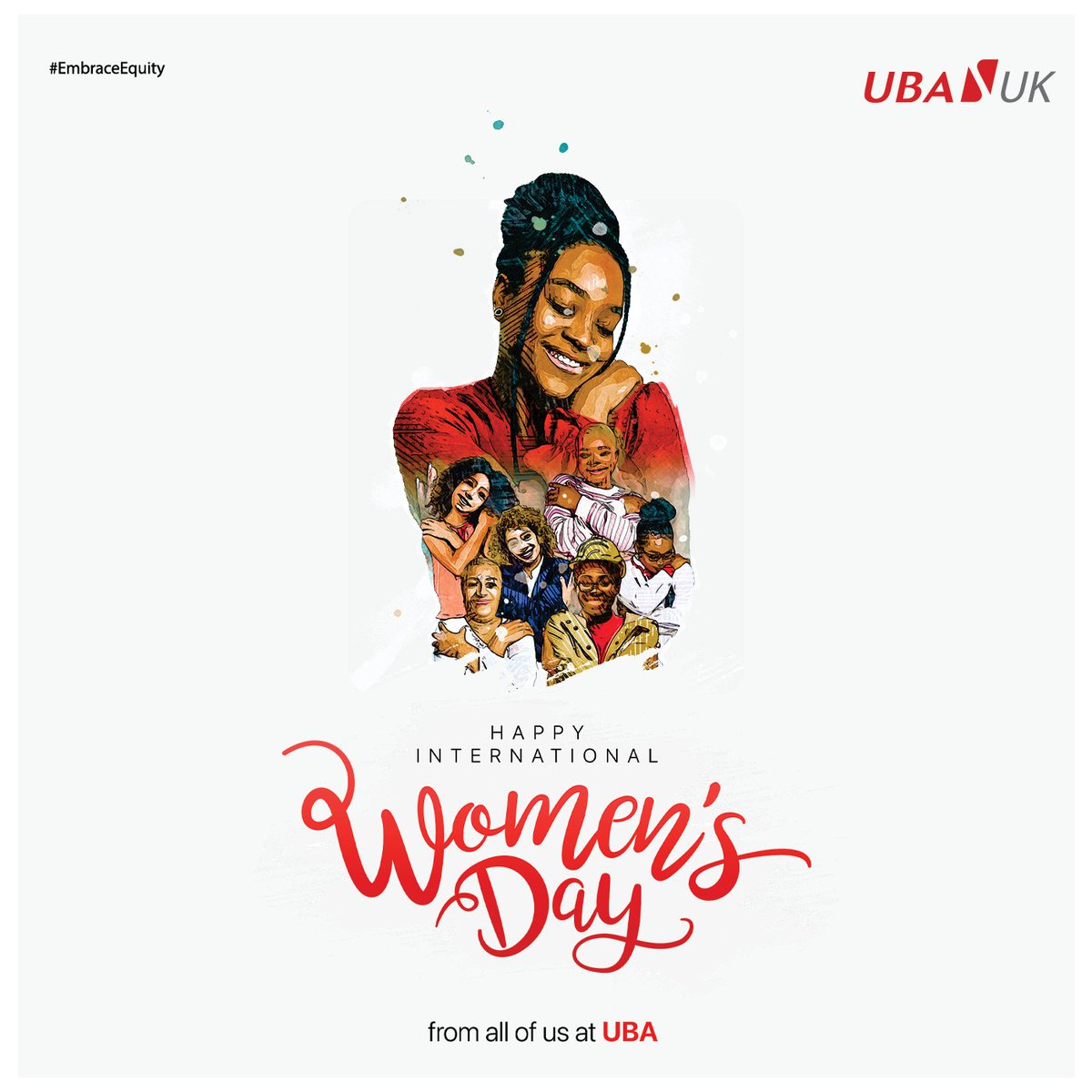 Happy International Women's Day from all of us at UBA UK #EmbraceEquity  #africasglobalbank