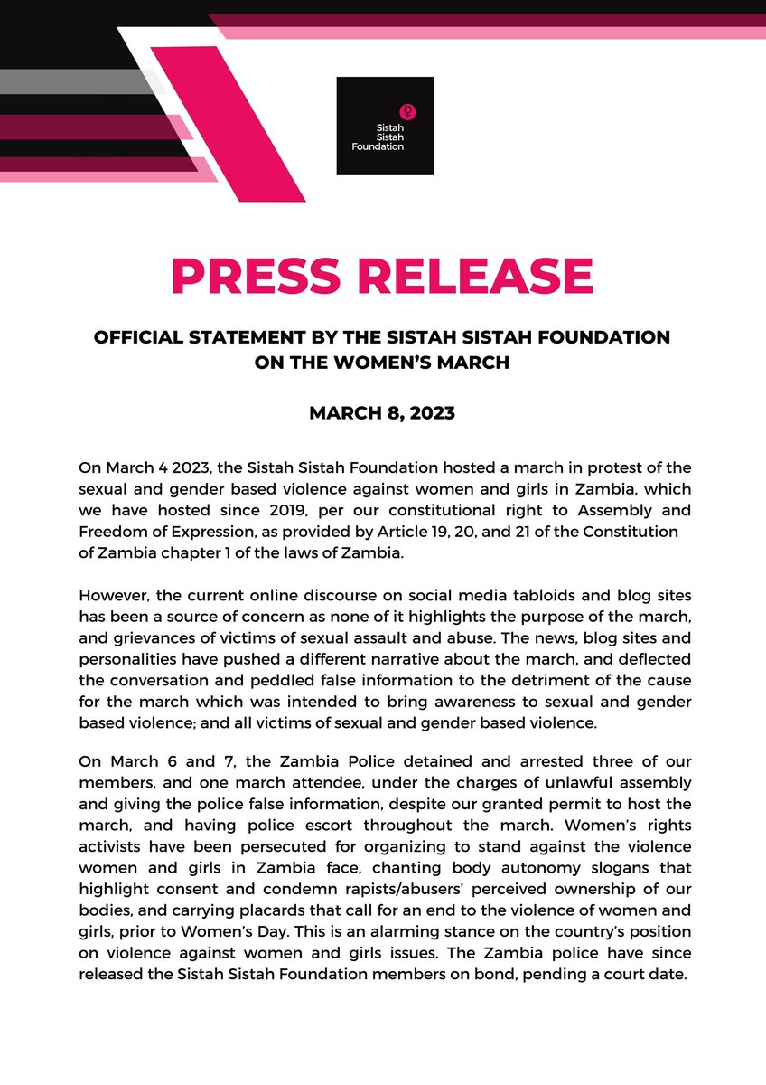 Sistah Sistah Foundation tweet media