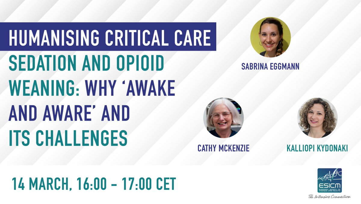 ESICM's tweet image. 5 live webinars to discuss how to provide evidence-based, person-centred care to improve #patient outcomes &amp;amp; experiences. After each webinar, you can test your knowledge &amp;amp; get the chance to receive a free entry to #LIVES2023👉 loom.ly/O21bjRk

#IntensiveCare #PatientCare
