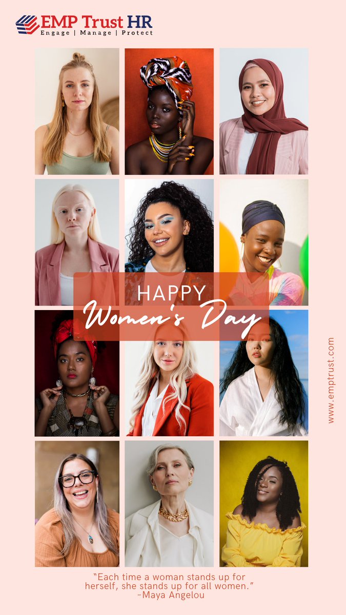 EMPTrust's tweet image. International Women’s Day (IWD) is celebrated worldwide on March 8 annually. The theme for the 2023 campaign is #Embraceequity which emphasizes that we can all embrace equity in our circle of influence.

Happy Women’s Day!

#womeninworkplaces #emptrusthrsolutions