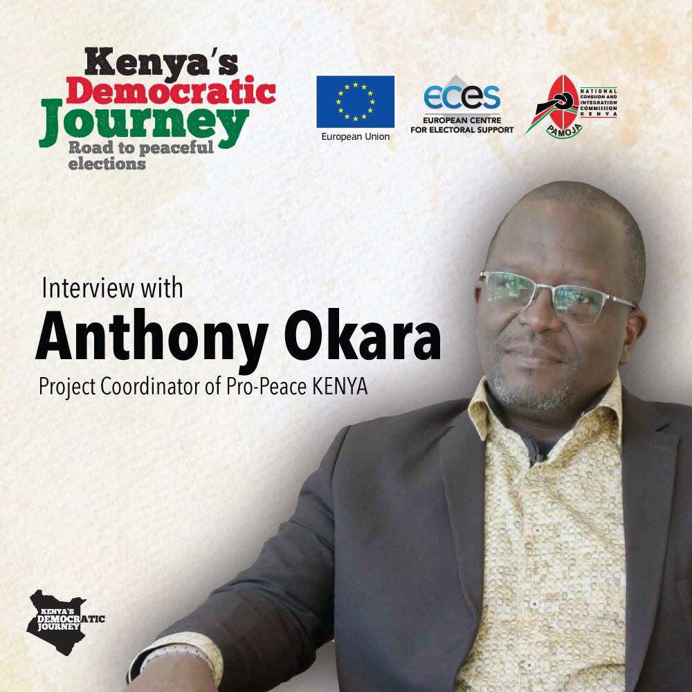 🎥We interviewed Amb. Anthony Okara , our Pro-Peace Kenya project Co-ordinator for our upcoming  Film-documentary titled “Kenya‘s Democratic Journey.” -The Road to Peaceful Elections

Here is the YouTube video link: youtube.com/watch?v=IUTTYV…