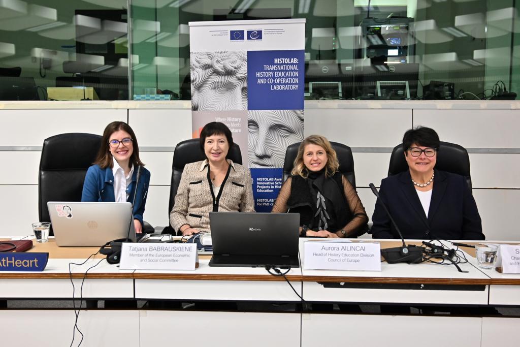 CoE_Education's tweet photo. #Innovation in history is needed for countering disinformation and for developing critical thinking 

#HISTOLAB 🇪🇺Innovation Days in History Education opening panel - meaningful remarks from 5⃣speakers

🙏@MargSchinas for making this possible
#HistoryAtHeart
#EESCPartnerships https://t.co/EDhEFa2UxP
