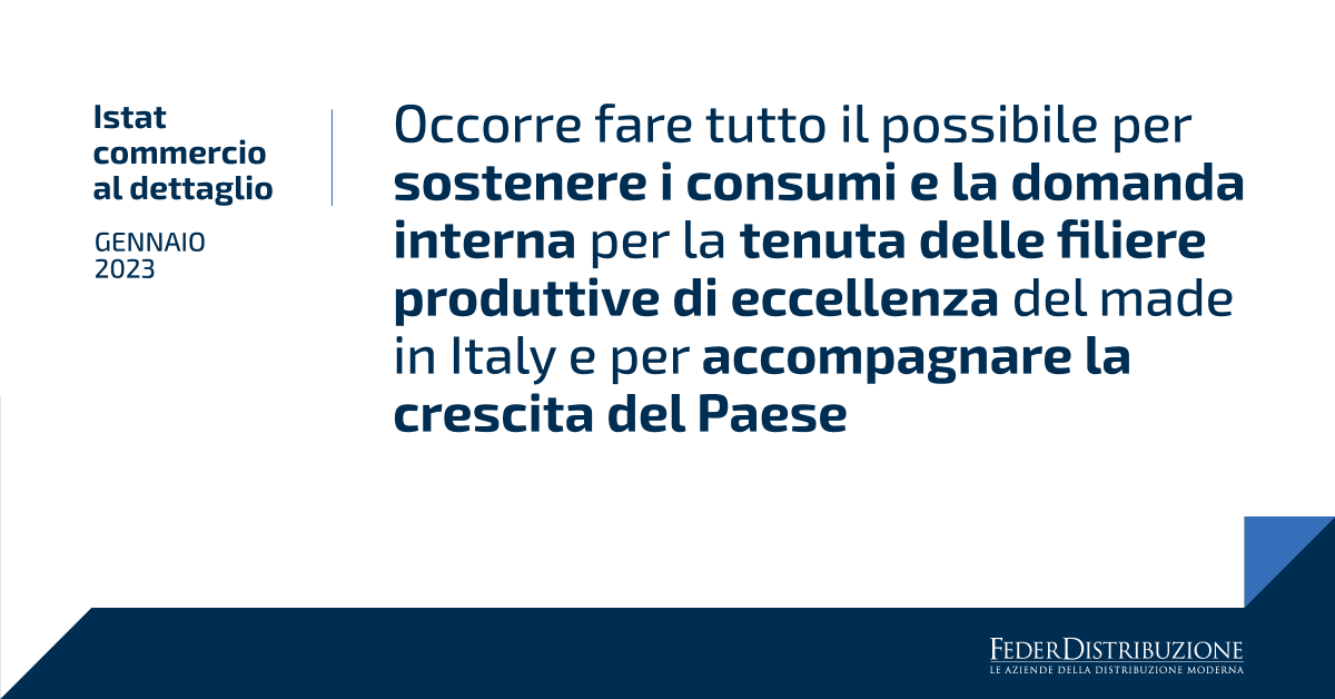 Federdis's tweet image. Le #vendite in calo confermano come #incertezza e #inflazione abbiano influito in questi mesi sul potere di acquisto delle famiglie. È prioritario sostenere la domanda interna per la crescita del Paese e per evitare pesanti impatti sulle filiere.
Leggi 👇federdistribuzione.it/federdistribuz…