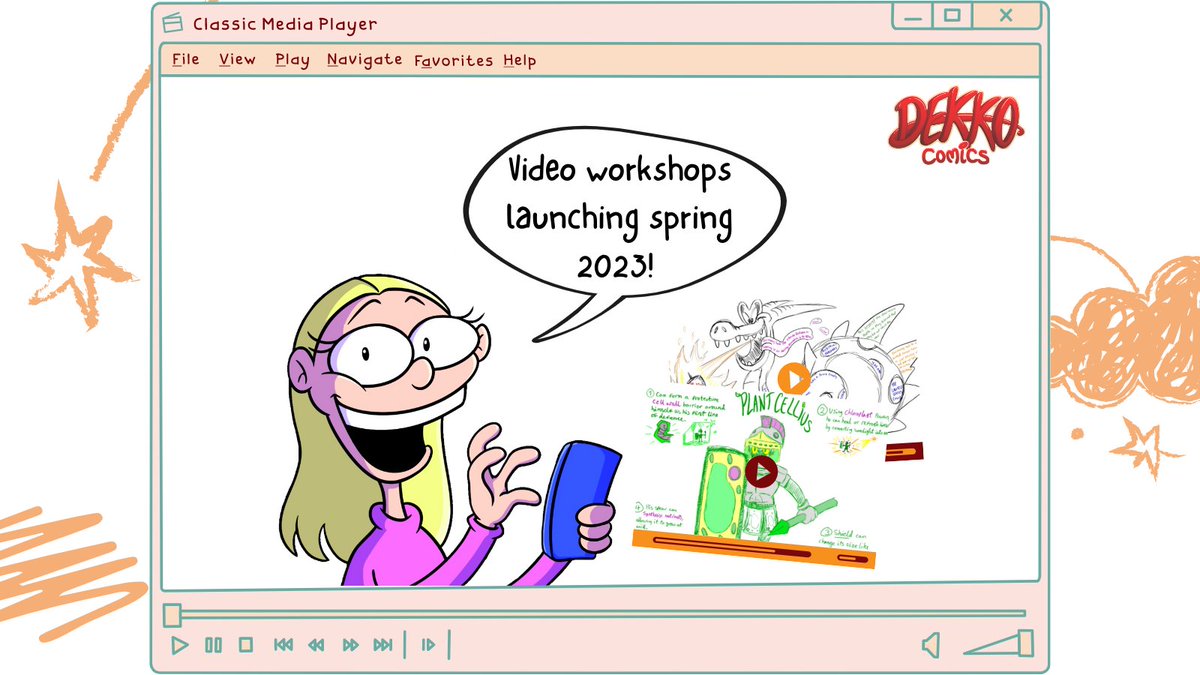 Dekko Comics (@dekkocomics) on Twitter photo It's official: Dekko Video Workshops will be launching April 28 2023! Our new product aims to bring Rossie's Dekko Technique into the heart of your classroom and school. To find out more, visit <a href="/CILIPScotland/">CILIPScotland</a>'s blog
cilips.org.uk/dekko-comics/ #UKEdchat #edtech #education #edu It's official: Dekko Video Workshops will be launching April 28 2023! Our new product aims to bring Rossie's Dekko Technique into the heart of your classroom and school. To find out more, visit <a href="/CILIPScotland/">CILIPScotland</a>'s blog
cilips.org.uk/dekko-comics/ #UKEdchat #edtech #education #edu