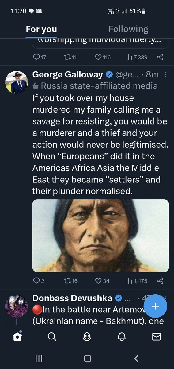 OzymandiusUK's tweet photo. I see #LordHawHaw also known as @GeorgeGalloway is at it again
Every opportunity to attack the West. How far back in history does he want to go? Ghengis Khan? Attila the Hun? Pol Pot?
#Ukraine #Europe #ProRussianPropaganda #FarLeft https://t.co/5QQwDKVwh8