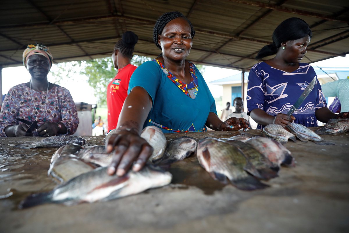 Happy #InternationalWomensDay to all the women in #SouthSudan who are farming, fishing and keeping livestock. 

Women in agriculture provide for their families and contribute to feeding the nation. Today is your day.  We salute you! 🇸🇸