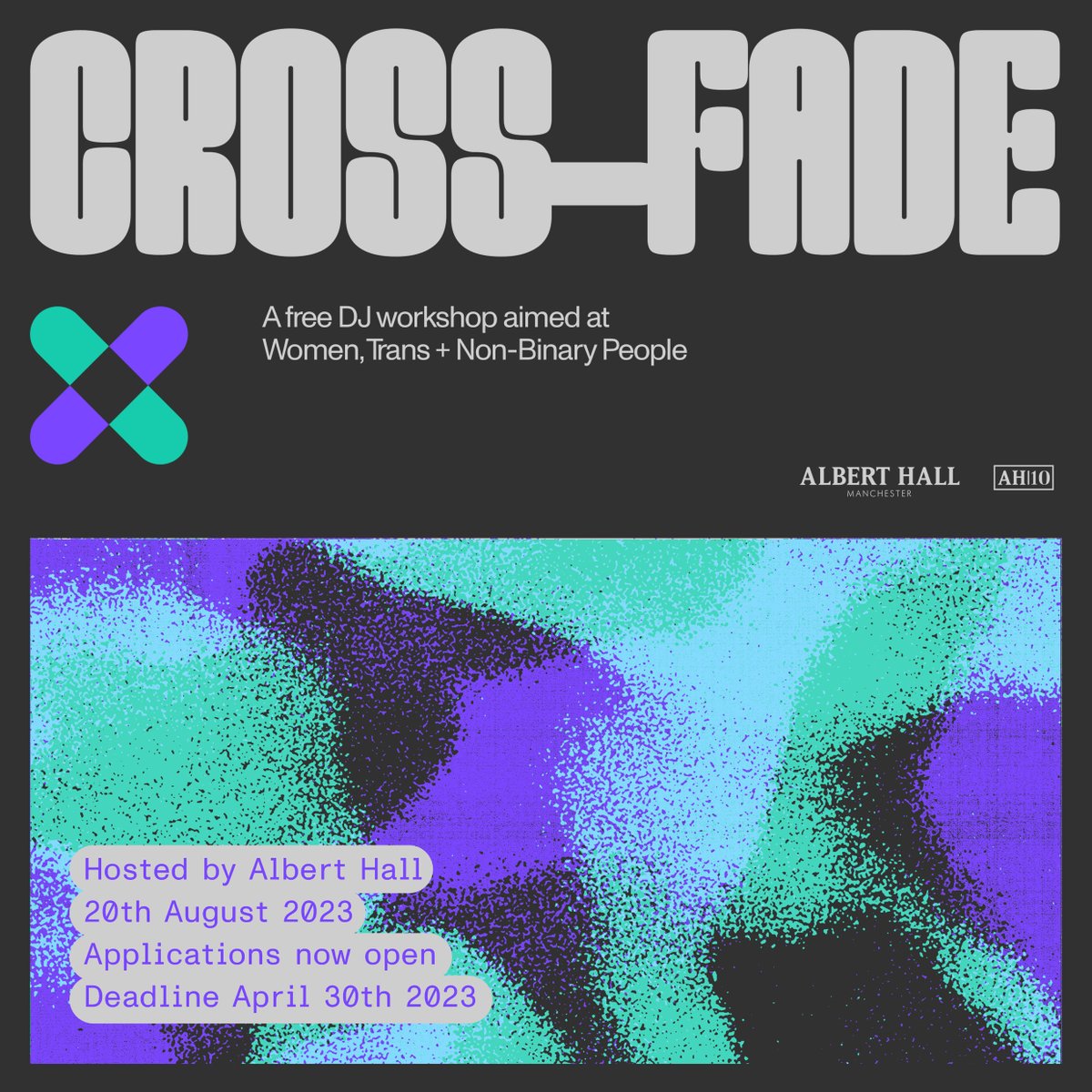 Alberthallmcr's tweet photo. Happy International Women’s day from Team AH!

We are proud to announce our free DJ workshop, Cross Fade, aimed at women, trans + non binary people on 20th August!

Artwork by @ra_bear https://t.co/i5X1bWfepx