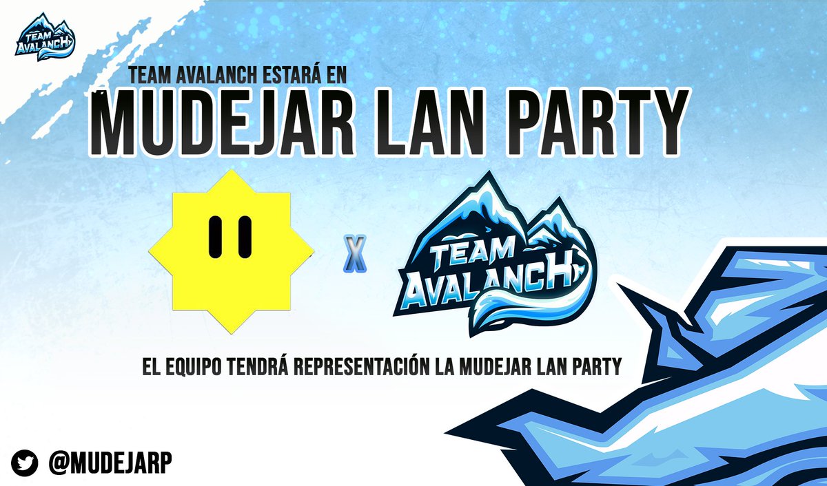 Hoy ya podemos decir que nuestros miembros irán a representar al equipo a la <a href="/MudejarP/">Mudejar Lan Party</a>  el 24, 25 y 26 de marzo🥳🥳

Seguramente varios harán directos, así que podréis vernos.

Pronto más noticias, que habrá sorpresas