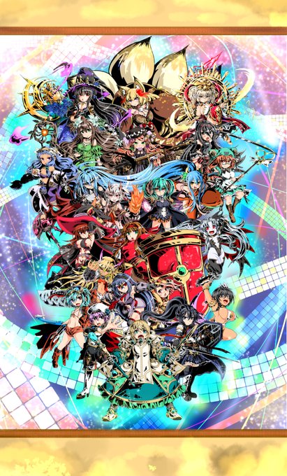 #今までで作画カロリーMAXの作品上げようぜ
#アイギスお絵かき
このみっつ 
まじんはもうかきたくない 