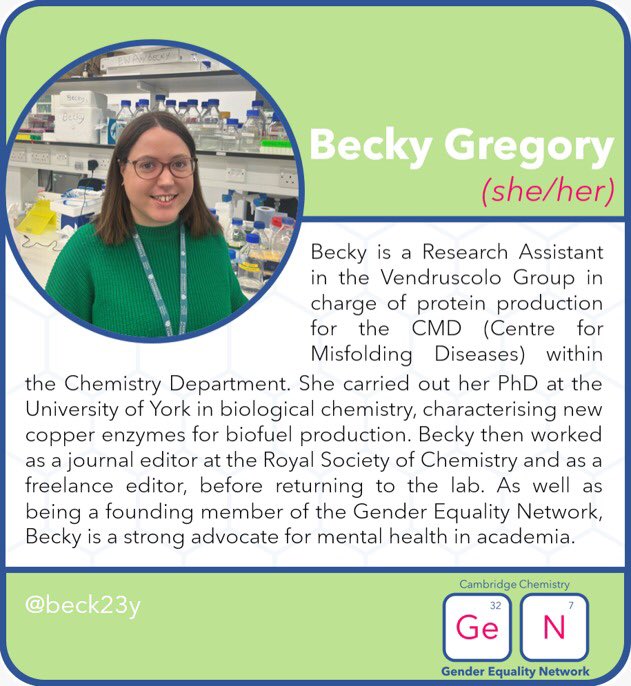 Cambridge Chemistry Gender Equality Network tweet media
