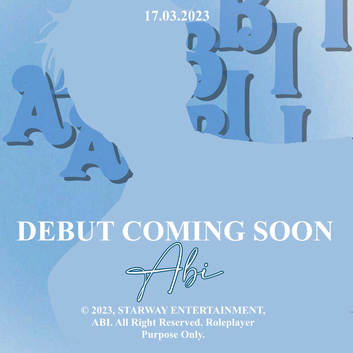 ㅤㅤㅤㅤ

𝐀 𝐁 𝐈
——————————
𝗗𝗘𝗕𝗨𝗧 𝗔𝗟𝗕𝗨𝗠
– 𝘓𝘰𝘷𝘦 𝘐𝘯 𝘔𝘢𝘳𝘤𝘩 –

COMING SOON
17.03.23
ㅤ
ㅤ