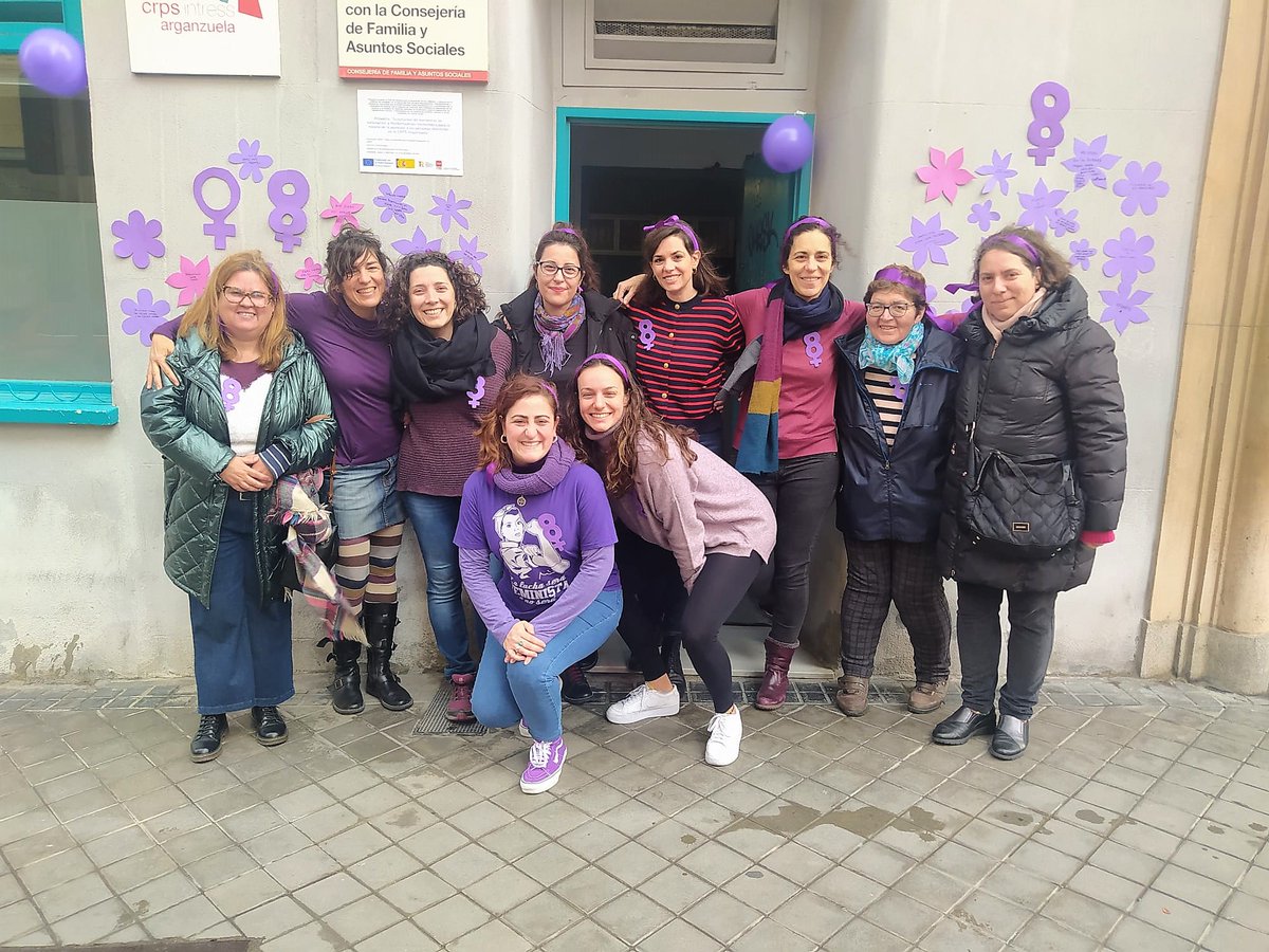 Desde el CRPS Arganzuela os deseamos un feliz y reivindicativo Día de la mujer!