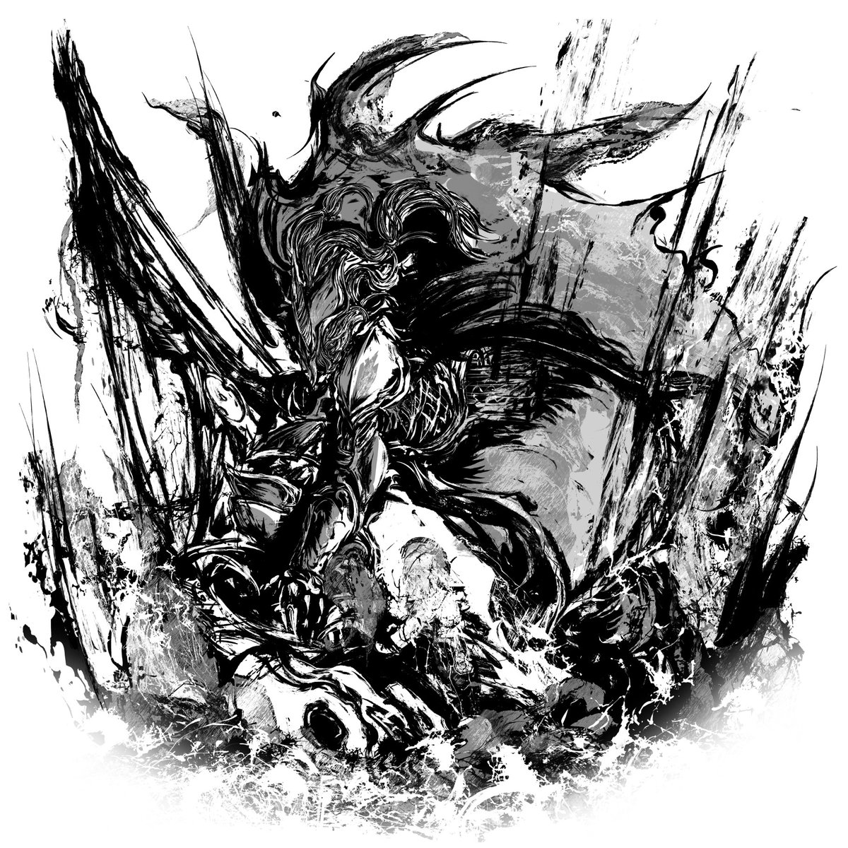 #今までで作画カロリーMAXの作品上げようぜ
#アイギスお絵かき
このみっつ 
まじんはもうかきたくない 