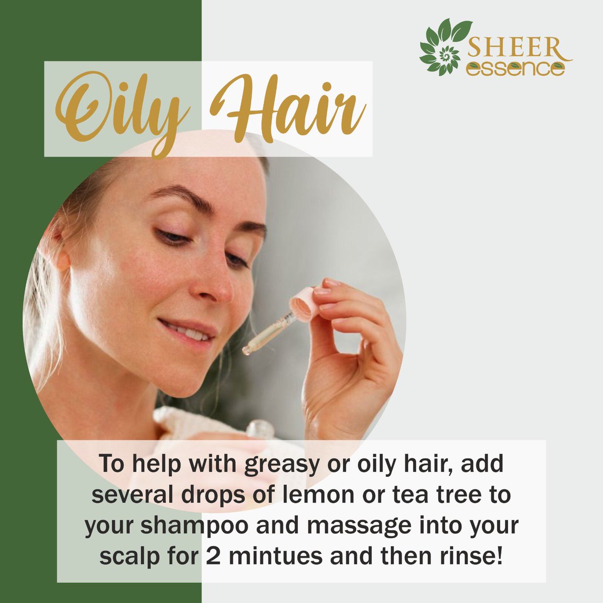 From boosting #hairgrowth to treating an #oilyscalp adding few drops of lemon or tea tree essential oil that'll work for all your hair concerns.
#beautytips #essentialoils #lemonoil #teatreeoil #sheeressence