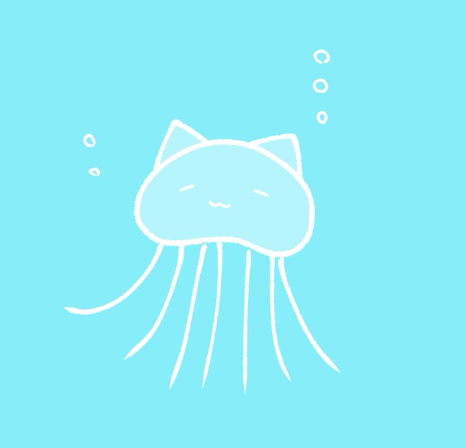 「air bubble jellyfish」 illustration images(Latest)