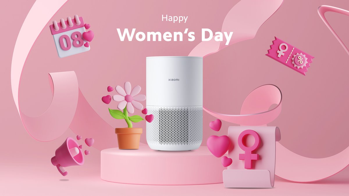 XiaomiUSA's tweet photo. Happy Women's Day!
Know an empowered woman you cherish and appreciate a lot? Our #AirPurifier4Compact is the perfect thank-you gift. Get one now while it's on sale.
Shop via the link:https://t.co/KkjxgXB2ee
#InternationalWomensDay #Xiaomi #XiaomiNorthAmerica #BetterWithXiaomi https://t.co/rTipwmqLPC