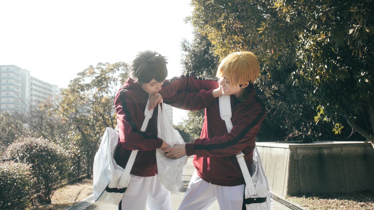 urana_zou's tweet photo. cos   |   HQ   |   稲荷崎🦊

行く先も、帰る先も 今は  同じ。

宮侑  ▶︎  おけけさん@ke42zy 
宮治  ▶︎  なたりさん@natari1225 
📸    ▶︎  うらな https://t.co/lGFuwlGP4p