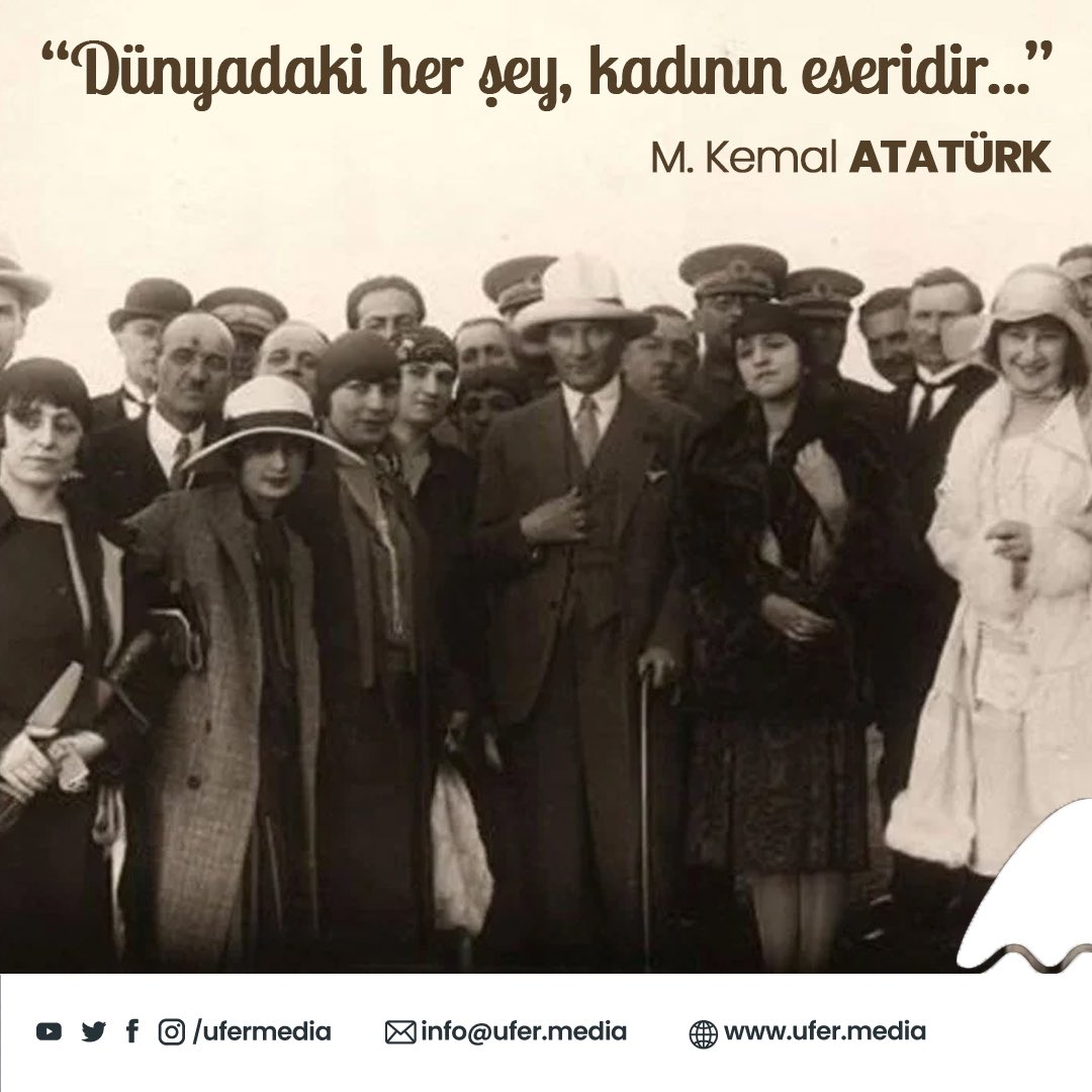 Unutmayacağımız, Unutulmaması Gereken ve Yeniden Değişecek Değerlerimizle; 8 Mart Dünya Kadınlar Günümüz Kutlu Olsun…
.
#8martdünyakadınlargünü #8mart #dünyakadınlargünü #kadinlargünü #atatürk #cumhuriyetladınları #cumhuriyet #türkiye #ufer #ufermedia
