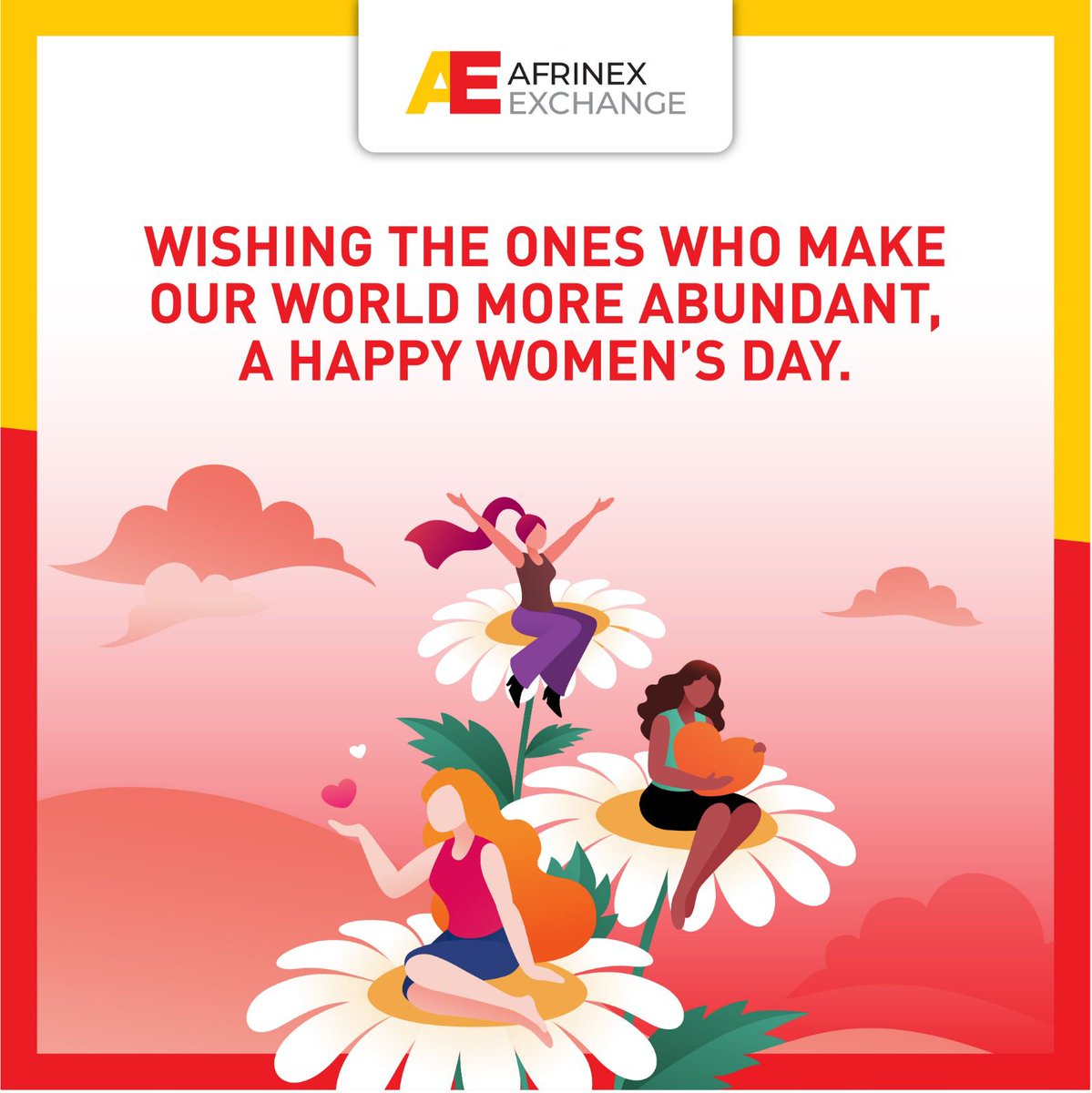 AFRINEXEXCHANGE's tweet photo. Happy International Women's Day to all the incredible women in the world ! #Keepshining
#WomensDay2023 #AFRINEX @KrishnaGangopa2 https://t.co/C1d3T1CfJg