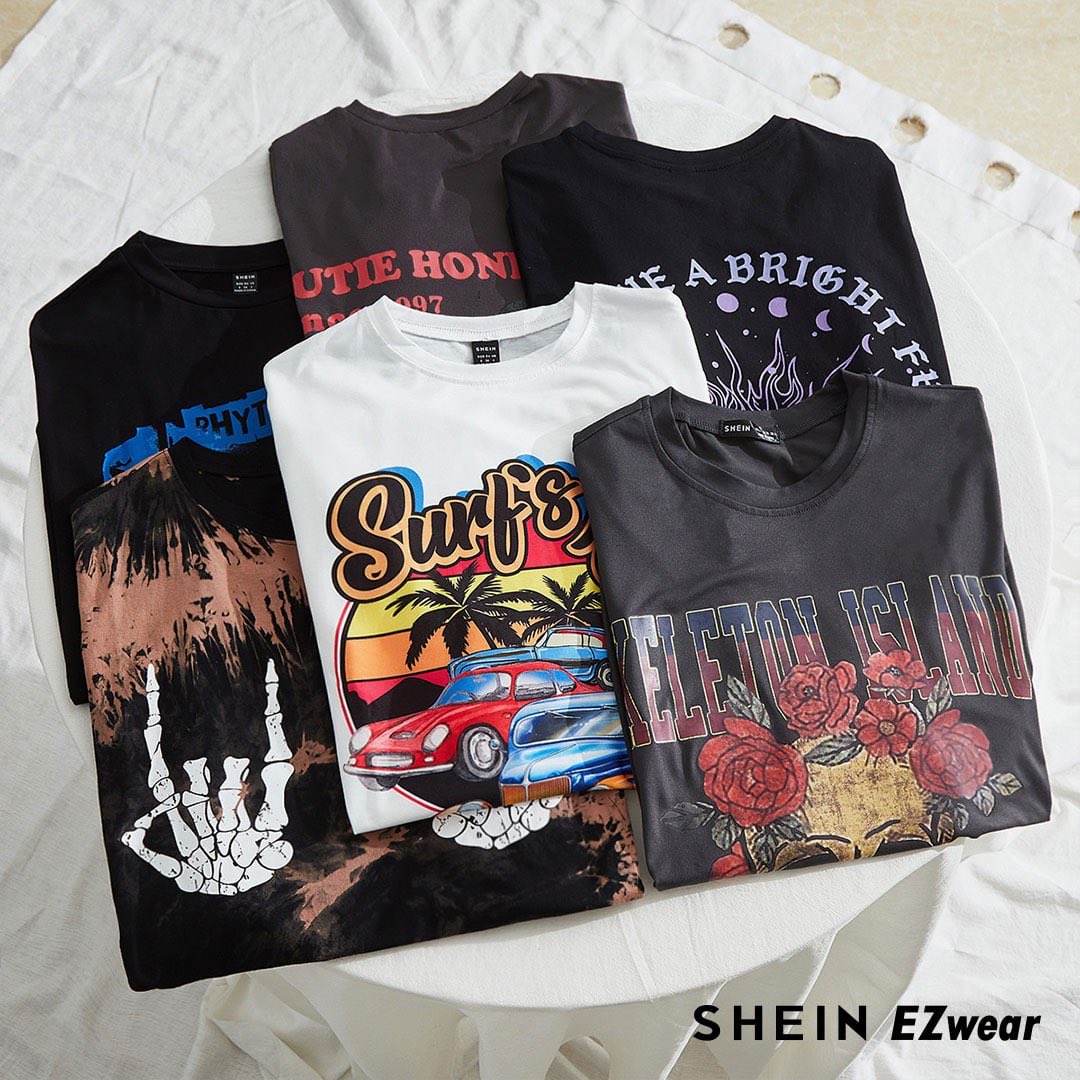 SheinSmalls's tweet photo. Ready to rock? EZwear graphic tees are always on trend 🔥🙌

🔎10614094 10599577 10780132 12726766 https://t.co/pObABNDzq0