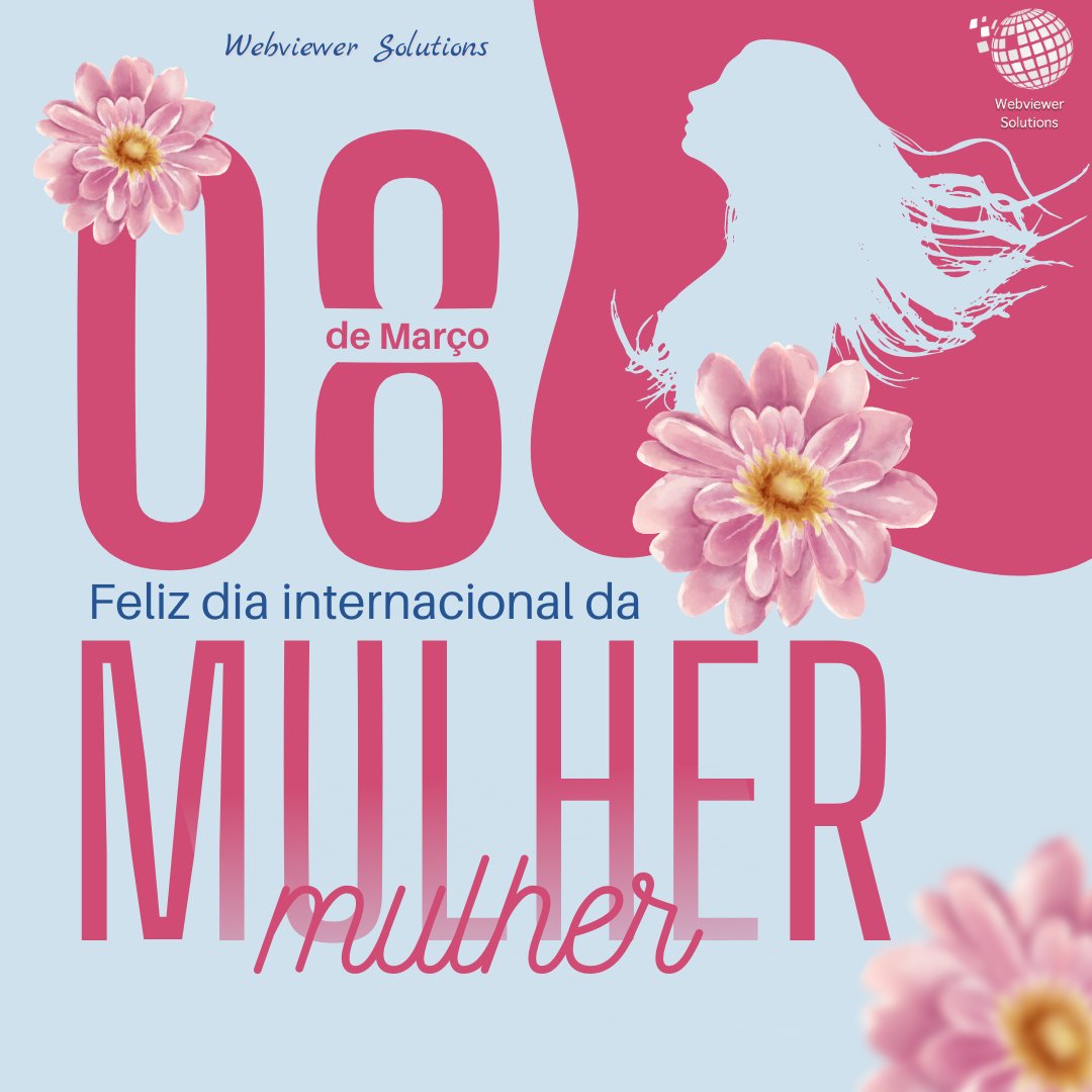 WebviewerDMS's tweet image. Para todas as mulheres do mundo, nós da Webviewer Solutions desejo um dia pleno de amor, alegria e harmonia. Feliz Dia da Mulher! ❤️🌹❤️