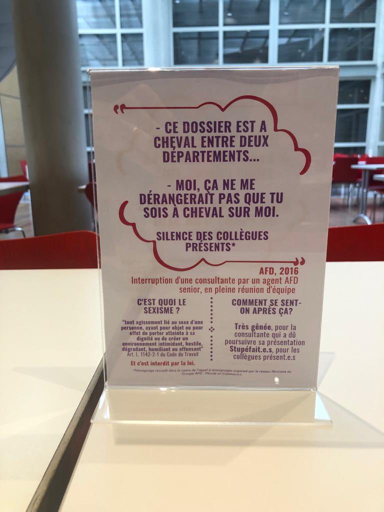 safiaotokore's tweet image. #8mars campagne anti sexiste du collectif féministe de @AFD_France #lutteinternationalepourlesdroitsdesfemmes.