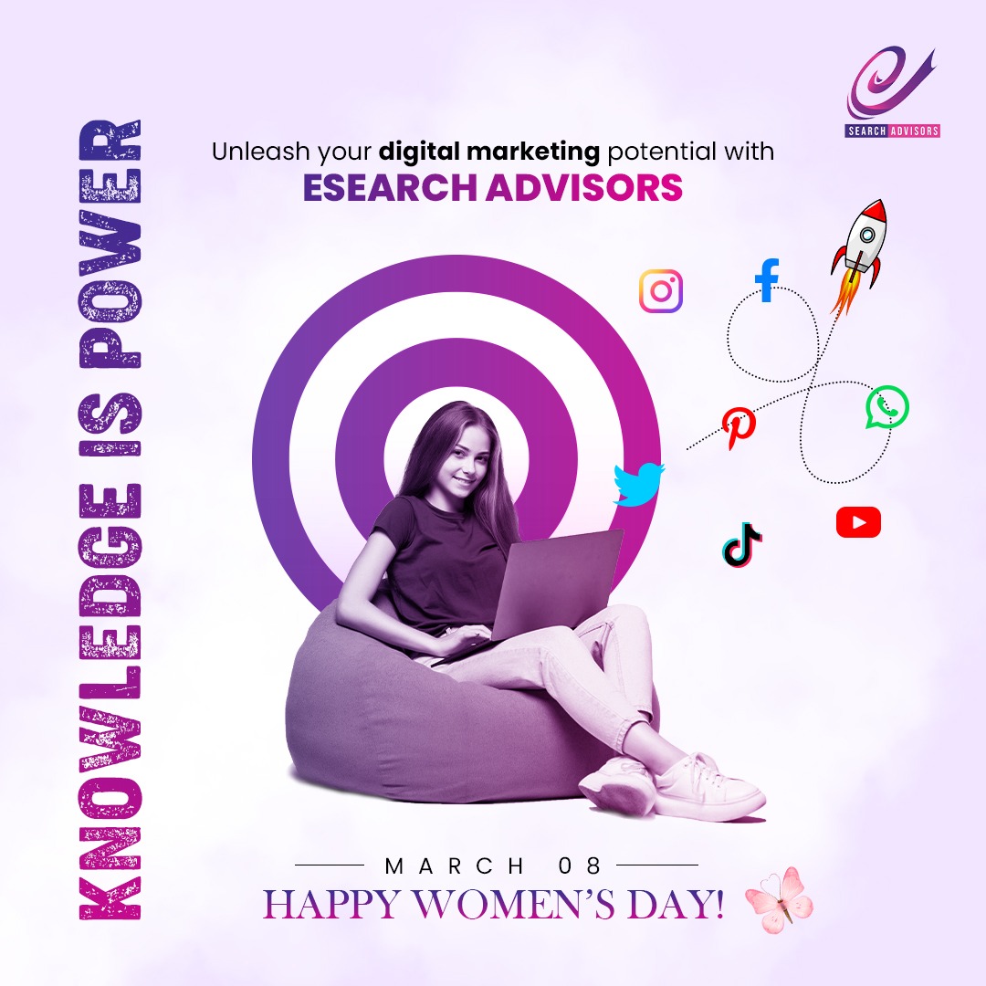 esearchadvisors's tweet photo. Today on International Women's Day, let's celebrate the power of knowledge!
For registration,
Call: 073587 55422
Follow: @esearchadvisors
website: https://t.co/uRLAppOjQB
#esearchadvisors #jobopportunities #employment #womensday #happywomensday #womensday2023 #womenempowerment https://t.co/qt9UYkc1c7