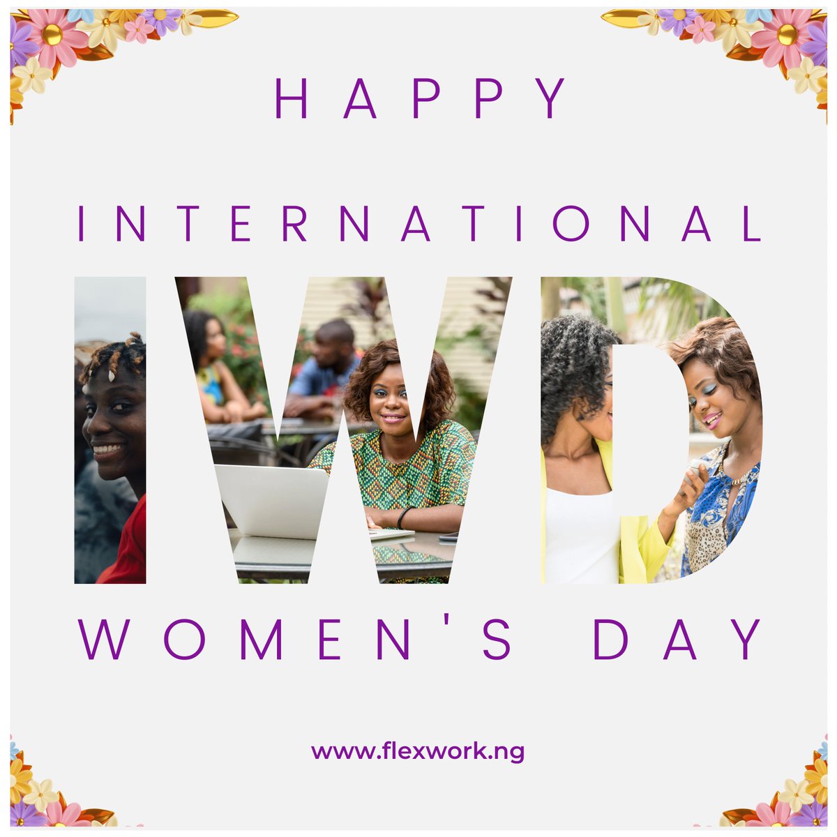 Flexwork | Customer Support | Social Media Manager (@flexworkng) on Twitter photo 2023-03-08 11:45:15 Happy International Women’s Day to all the amazing woman worldwide!! #InternationalWomensDay #CanvaDesignChallenge #Flexwork Happy International Women’s Day to all the amazing woman worldwide!! #InternationalWomensDay #CanvaDesignChallenge #Flexwork