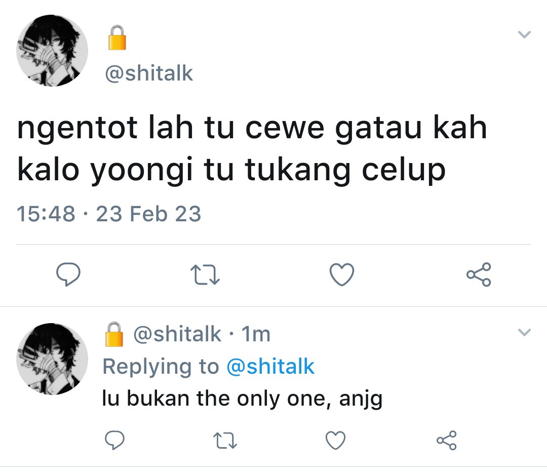 panarcane's tweet photo. yoonmin two tweet,
i stalk as hobby.

⚠️ NSFW , obsessive behavior , harshwords https://t.co/5qeYv4R4Bx