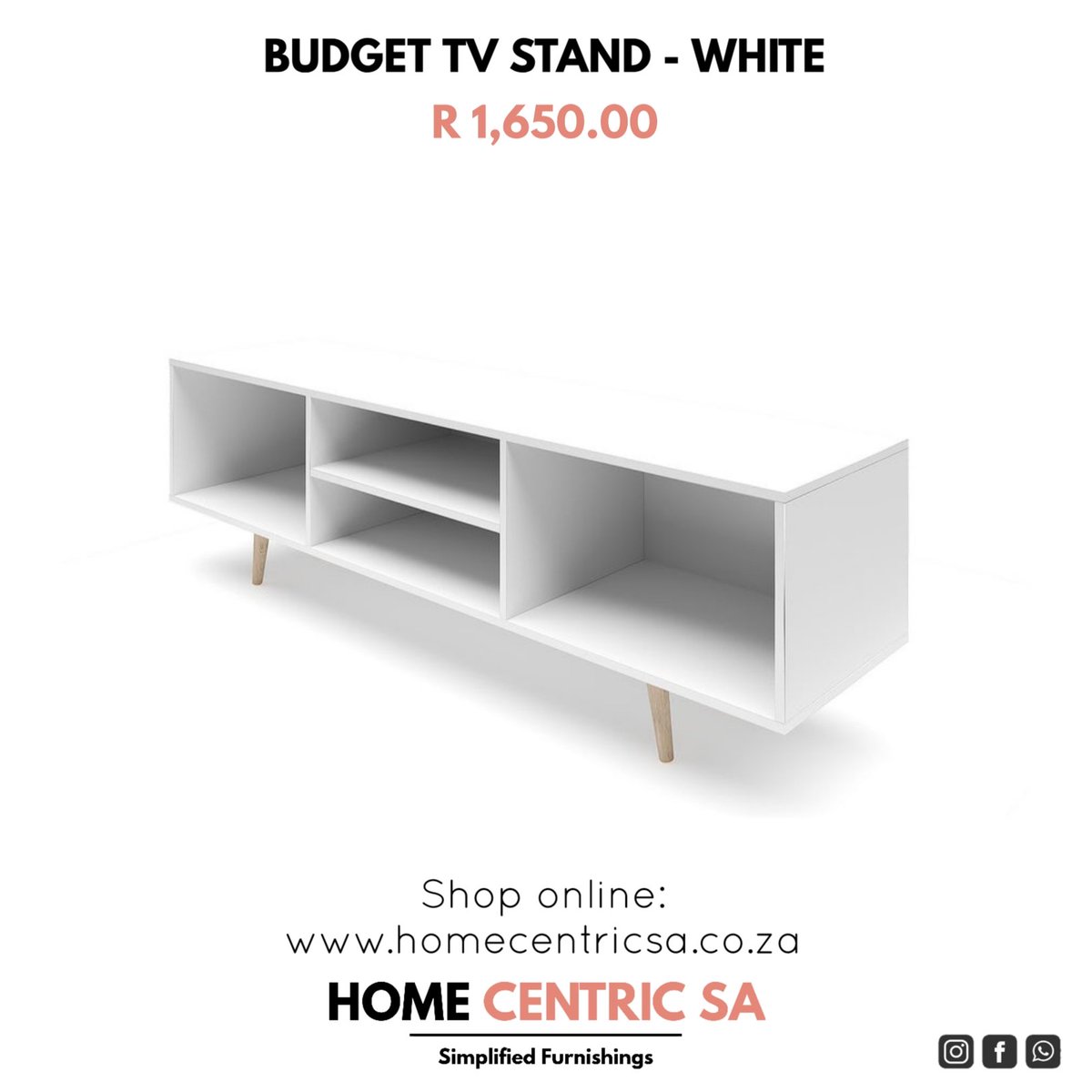 Shop online:
homecentricsa.co.za

#tvstand #tvcabinet #tvunit #tv #loungefurniture #loungedecor #furnituredesign #interiordecor #livingroom