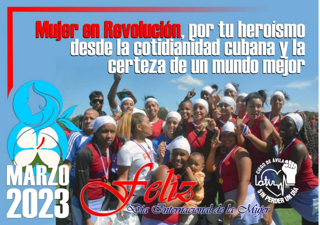 #FMC_Cuba. " Las avileñas vencedoras de lo imposible",  cuando decimos mujer decimos, guerrillera, valiente, abnegada, ejemplo de responsabilidad, valor que convierten cada sueño en realidad, cada tarea en meta y cada momento en victoria.#MujeresEnRevolución.#8DeMarzo.<a href="/TeresaBoue/">@SecGFMC</a>