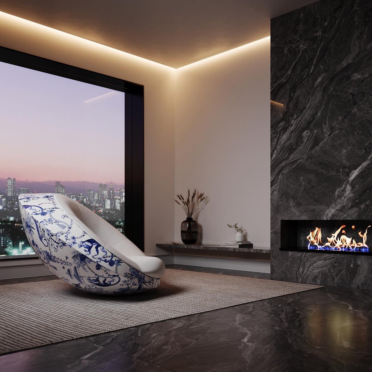 Amazing 1/1 customization on the UFO Rocking Chair chassis.. fully handmade painted by our artist. This one will be realized for a private customer residence in Los Angeles. The masterpiece is totally handmade in Italy realized, as you know. #mavimatt