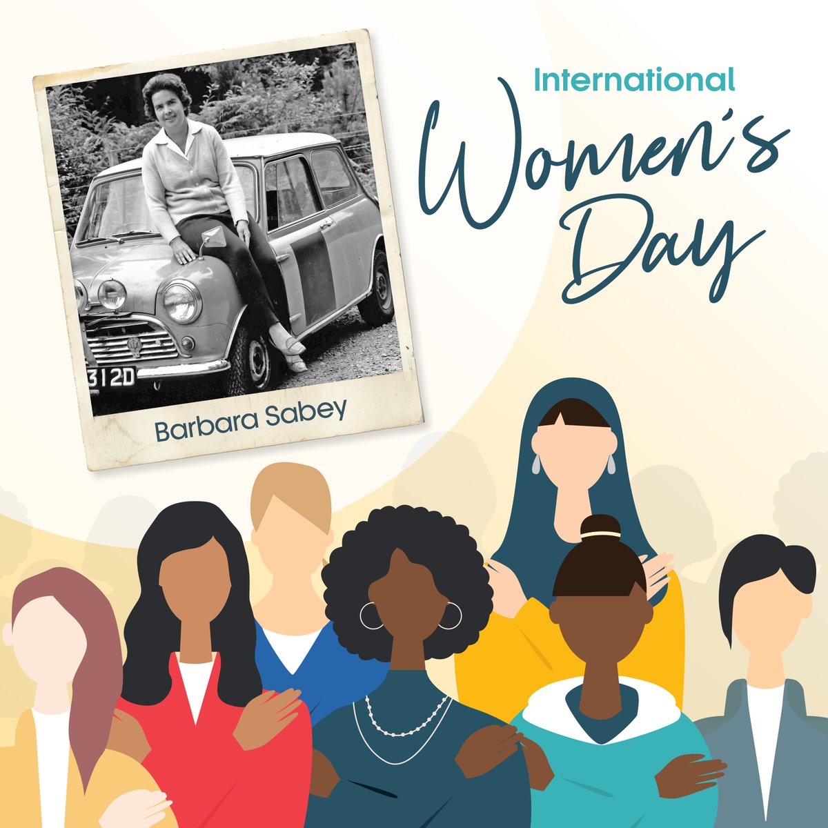 Happy International Women’s Day to all women, including those doing amazing public sector work👏

Today we're championing CSMA's Barbara Sabey, who challenged gender stereotypes as a rally driver, engineer and more.

Barbara's story ⏩ bit.ly/3yhMLkP

#EmbraceEquity #IWD