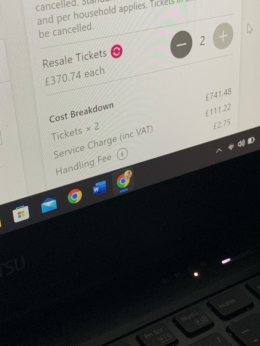 I’m sorry but a service charge of £111.22??? F*ck Ticketmaster fr (I didn’t get them because I’m too poor)