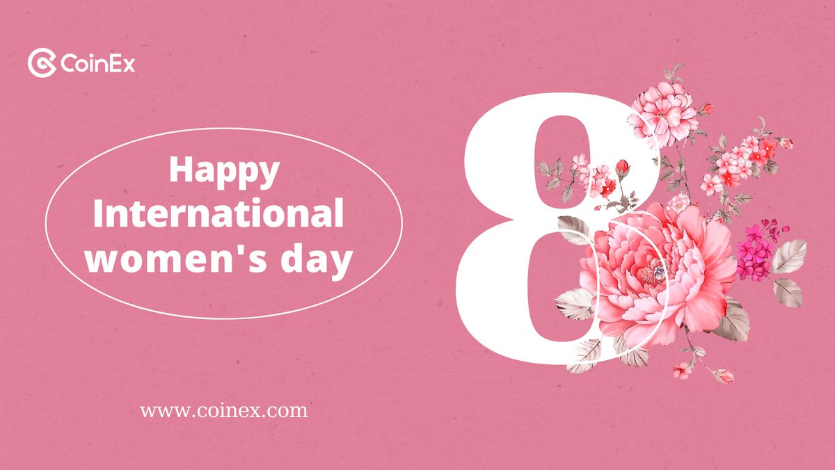coinexcom's tweet photo. 👩 Happy International Women's Day! 💐

Express your love and gratitude to a woman and win prizes! 🤩

⏰ 8th - 15th Mar
🎁 Share 10 NFTs

✅ Follow @coinexcom
✅ Like + Tag 3 female friends
✅ Comment your answers
🔃 QRT with #CoinEx

#CoinEx #NFT #WomensDay #Giveaway https://t.co/qArlEIbsgf
