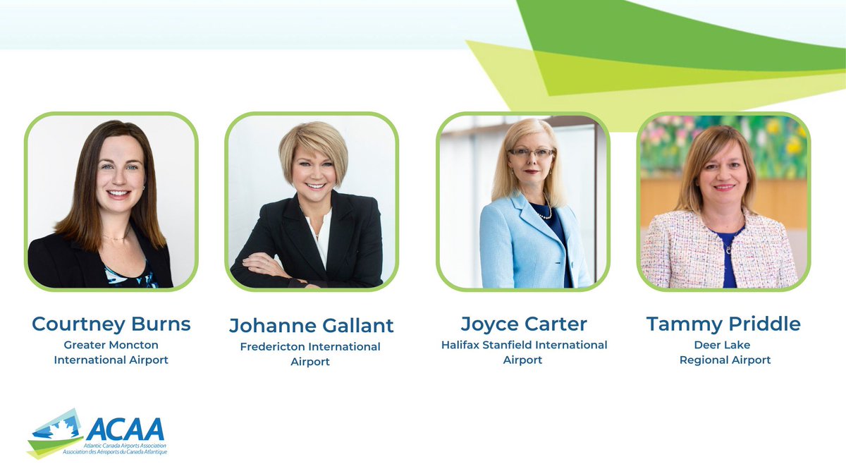Happy #InternationalWomensDay to all the female CEOs of airports across Atlantic Canada. Your hard work, dedication and leadership are an inspiration to us all. #airports #IWD2023