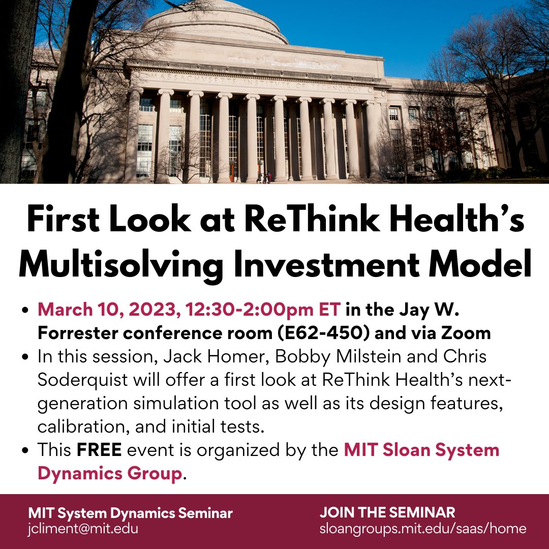 System Dynamics Society tweet media